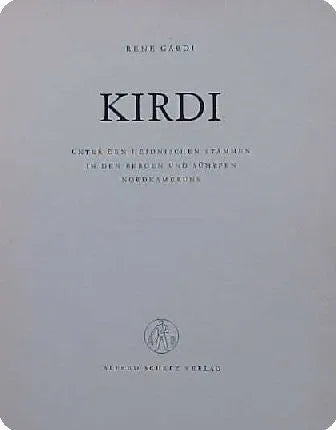 Libro usado en venta: Kirdi de Rene Gardi; editorial Alfred Scherz Verlag impreso en 1955 realizamos envios a todo el mundo.1