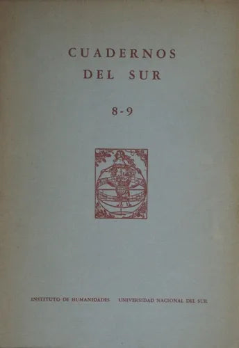 Libro usado en venta: Cuadernos del sur - N? 8/9 de Varios; editorial Universidad Nacional del Sur impreso en 1968 realizamos envios a todo el mundo.1