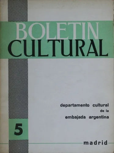 Libro usado en venta: Bolet?n cultural - A?o III - de Ivanissevich; Departamento Cultural de la Embajada Argentina en España impreso en 1965.1