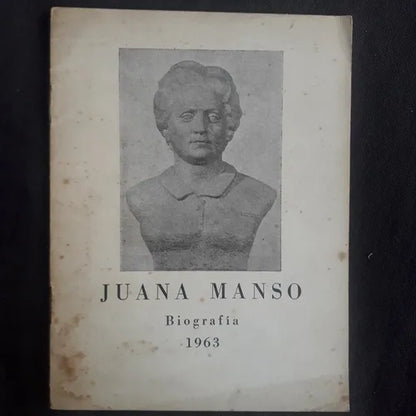Libro usado en venta: Juana Manso - (Folleto) Biografia de Delfor Candia Marc; impreso en 1963 realizamos envios a todo el mundo.1