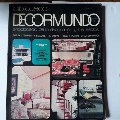 Libro usado en venta: Enciclopedia de la decoracion y los estilos - Tomo X de Nicolas J. Gibelli; editorial Cuantica impreso en 1977.1