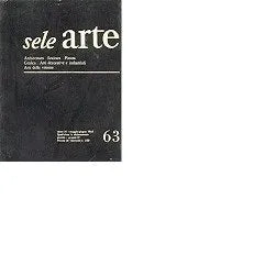 Libro usado en venta: Revista numero 63 de Sele Arte; editorial Olivetti impreso en 1963 realizamos envios a todo el mundo.1