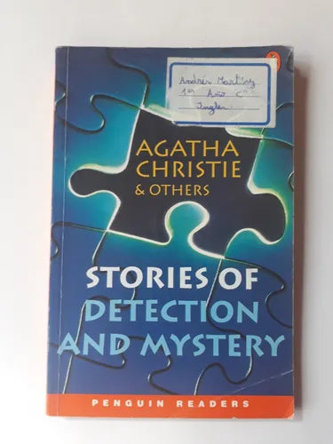Libro usado en venta: Stories of detection and mystery de Agatha Christie; editorial Penguin Books impreso en 1999 realizamos envios a todo el mundo.1