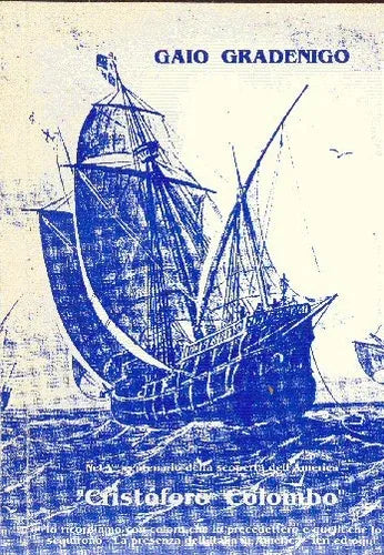 Libro usado en venta: Cristoforo Colombo de Gaio Gradenigo; editorial Ediciones del Autor realizamos envios a todo el mundo.1