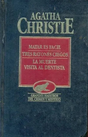 Libro usado en venta: Matar es facil - Tres ratones ciegos - La muerte visita al dentista de Agatha Christie; editorial Hyspamerica impreso en 1985.1