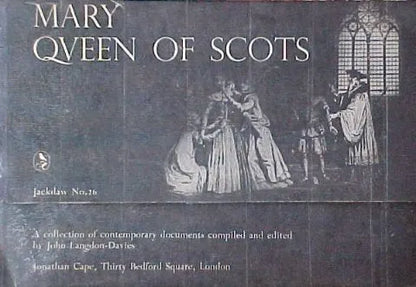 Libro usado en venta: Mary qveen of scots; editorial John Langdon Davies realizamos envios a todo el mundo.1
