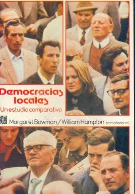 Libro usado en venta: Democracias locales: Un estudio comparativo de Margaret Bowman - William Hampton; Fondo de Cultura Economica impreso en 19931.1