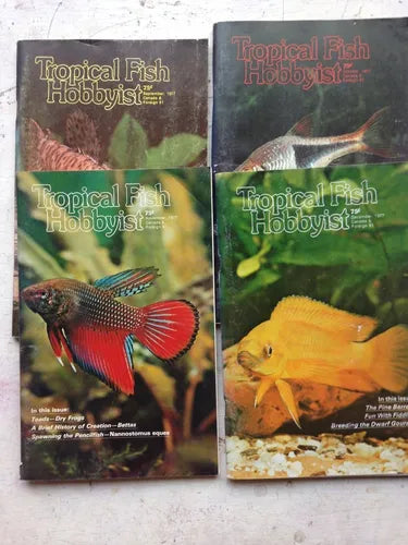 Libro usado en venta: Tropical fish hobbyist Magazine (A?o 1977) de Herbert R. Axelrod; editorial T. F. H. impreso en 1977 envios a todo el mundo.1