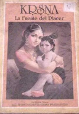 Libro usado en venta: KRSNA - La fuente del placer de A. C. Bhaktivedanta Swami Prabhupada; editorial Bhaktivedanta impreso en 1990.1