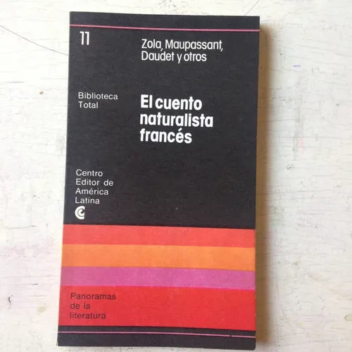 Libro usado en venta: El cuento naturalista frances de Zola, Maupassant, Daudet y otros; editorial Centro Editor de America Latina impreso en 1977.1
