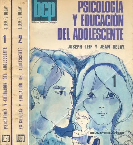 Libro usado en venta: Psicologia y educacion del adolescente de Joseph Leif - Jean Delay; editorial Kapelusz impreso en 1971 envios a todo el mundo.1
