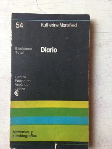 Libro usado en venta: Diario de Katherine Mansfield; editorial Centro Editor de America Latina impreso en 1978 realizamos envios a todo el mundo.1