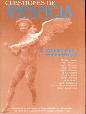 Libro usado en venta: Cuestiones de infancia - El quehacer del psicoanalista; editorial Fau impreso en 1999 realizamos envios a todo el mundo.1
