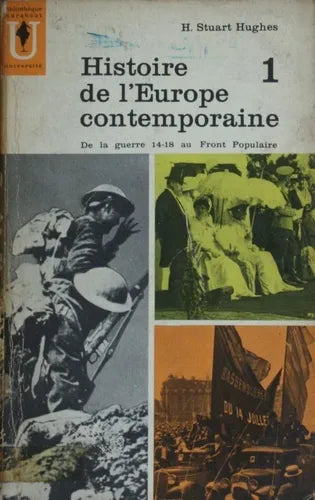 Libro usado en venta: Histoire de l'Europe contemporaine - Tome 1 de H. Stuart Hughes; editorial Marabout Université impreso en 1964.1