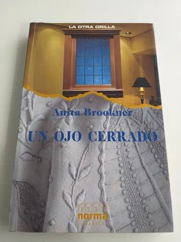 Libro usado en venta: Un ojo cerrado de Anita Brookner; editorial Norma impreso en 1992 realizamos envios a todo el mundo.1