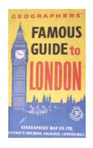 Libro usado en venta: Famous guide to London; editorial Geographers' Map realizamos envios a todo el mundo.1