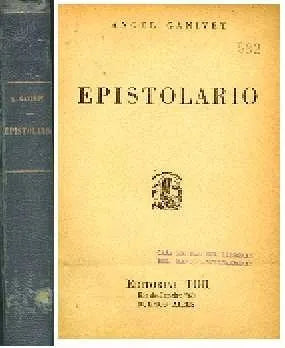 Libro usado en venta: Epistolario de Angel Ganivet; editorial Tor impreso en 1939 realizamos envios a todo el mundo.1