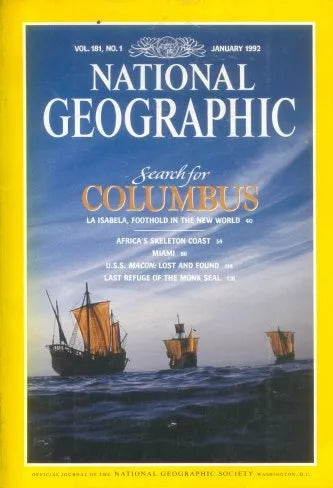 Libro usado en venta: Enero - 1992 de National Geographic; editorial National Geographic Society impreso en 1992 realizamos envios a todo el mundo.1