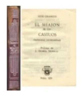 Libro usado en venta: El miajon de los castuos de Luis Chamizo; editorial Aguilar impreso en 1963 realizamos envios a todo el mundo.1