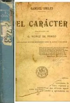 Libro usado en venta: El caracter de Samuel Smiles; editorial Ramon Sopena realizamos envios a todo el mundo.1