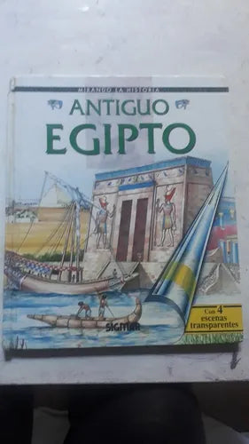 Libro usado en venta: Antiguo Egipto - Con 4 escenas transparentes de Judith Crosher; editorial Sigmar impreso en 1995 envios a todo el mundo.1