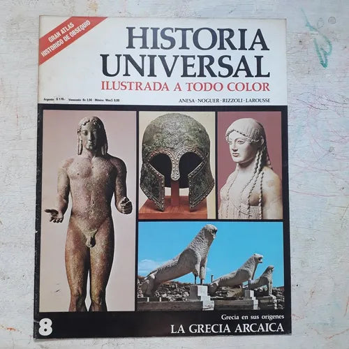Libro usado en venta: Grecia en sus origenes - La Grecia Arcaica N?8 de Historia Universal; editorial Noguer impreso en 1974 envios a todo el mundo.1