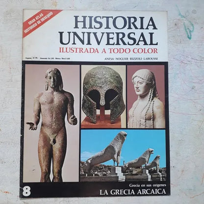 Libro usado en venta: Grecia en sus origenes - La Grecia Arcaica N?8 de Historia Universal; editorial Noguer impreso en 1974 envios a todo el mundo.1