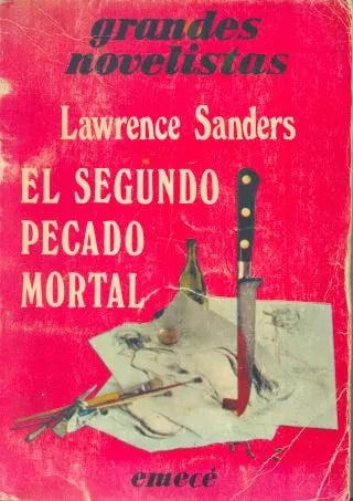 Libro usado en venta: El segundo pecado mortal de Lawrence Sanders; editorial Emece impreso en 1984 realizamos envios a todo el mundo.1