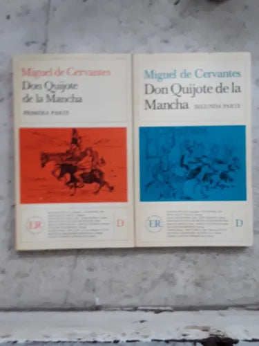 Libro usado en venta: Don Quijote de la Mancha (2 Tomos) de Miguel de Cervantes Saavedra; editorial Easy Readers realizamos envios a todo el mundo.1
