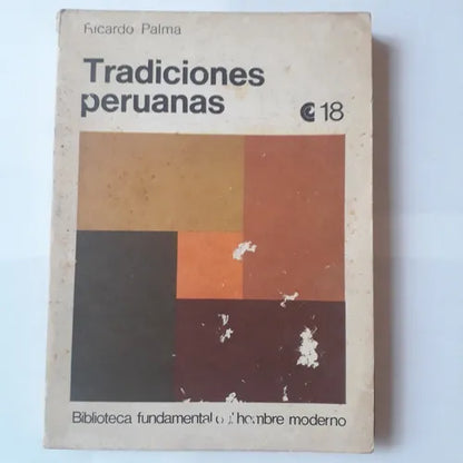 Libro usado en venta: Tradiciones peruanas de Ricardo Palma; editorial Centro Editor de America Latina impreso en 1971 envios a todo el mundo.1