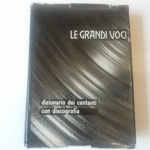 Libro usado en venta: Dizionario critico-biografico dei cantanti con discografia operistica de Le Grandi Voci; collaborazione culturale - Roma 19641.1