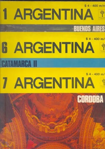 Libro usado en venta: Cordoba - Buenos Aires - Catamarca de Argentina; editorial Abril impreso en 1972 realizamos envios a todo el mundo.1