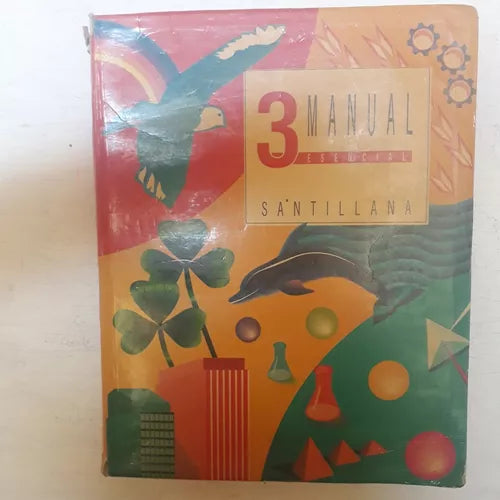 Libro usado en venta: Manual esencial 3; editorial Santillana impreso en 1994 realizamos envios a todo el mundo.1