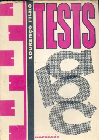 Libro usado en venta: Tests ABC de Lourenco Filho; editorial Kapelusz impreso en 1960 realizamos envios a todo el mundo.1