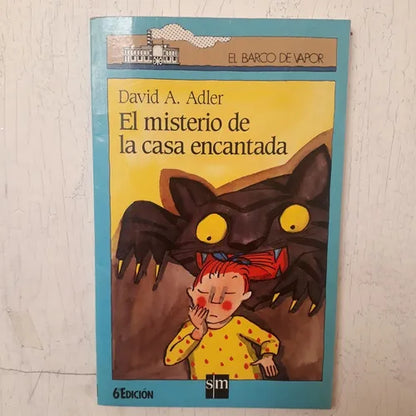 Libro usado en venta: El misterio de la casa encantada de David A. Adler; editorial SM impreso en 1998 realizamos envios a todo el mundo.1