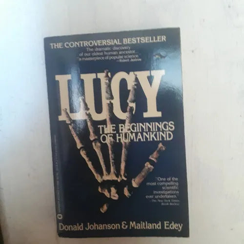 Libro usado en venta: Lucy - The beginnings of humankind de Donald Johanson - Maitland Edey; editorial Warner Books impreso en 1982.1