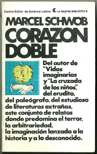 Libro usado en venta: Corazon doble de Marcel Schwob; editorial Centro Editor de America Latina impreso en 1980 realizamos envios a todo el mundo.1