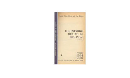 Libro usado en venta: Comentarios reales de los incas de Inca Garcilaso de la Vega; editorial Eudeba impreso en 1964 realizamos envios a todo el mundo.1