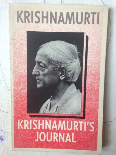 Libro usado en venta: Krishnamurti Journal de Jiddu Krishnamurti; editorial Krishnamurti Foundation impreso en 1991 realizamos envios a todo el mundo.1