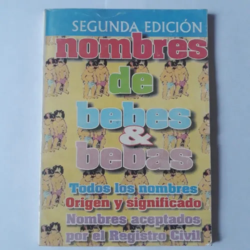 Libro usado en venta: Nombres de bebes & bebas; realizamos envios a todo el mundo.1