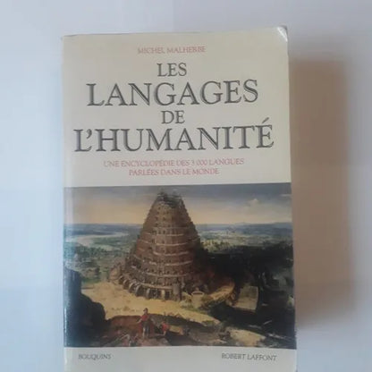 Libro usado en venta: Les langages de l'humanite de Michel Malherbe; editorial Robert Laffont impreso en 1995 realizamos envios a todo el mundo.1