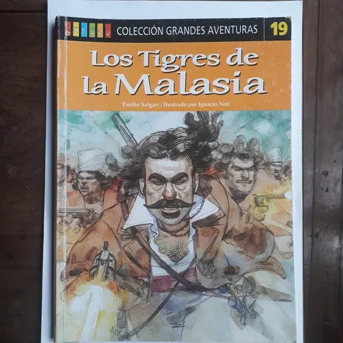 Libro usado en venta: Los tigres de la Malasia - Biblioteca Genios N? 19 de Emilio Salgari; editorial AGEA impreso en 2001 envios a todo el mundo.1
