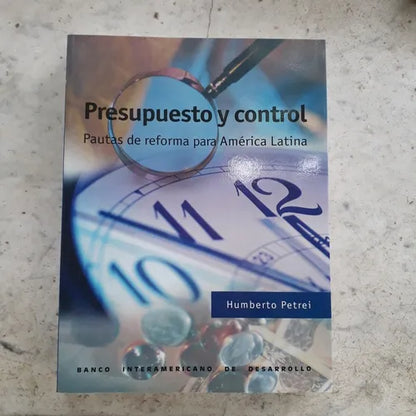 Libro usado en venta: Presupuesto y control de Humberto Petrei; editorial Banco interamericano de desarrollo impreso en 1997 envios a todo el mundo.1