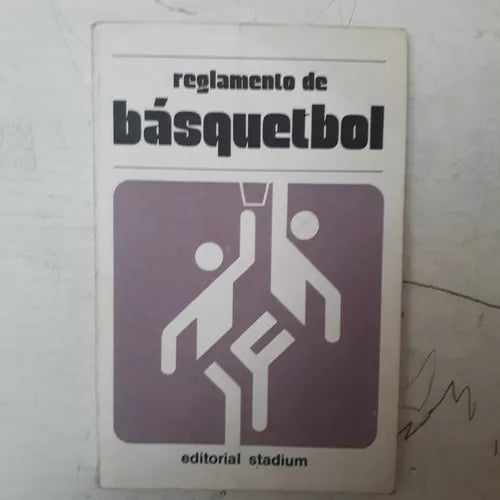 Libro usado en venta: Reglamento de basquetbol; editorial Stadium impreso en 1996 realizamos envios a todo el mundo.1