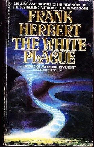 Libro usado en venta: The white plague de Frank A. Herbert; editorial Berkley impreso en 1982 realizamos envios a todo el mundo.1