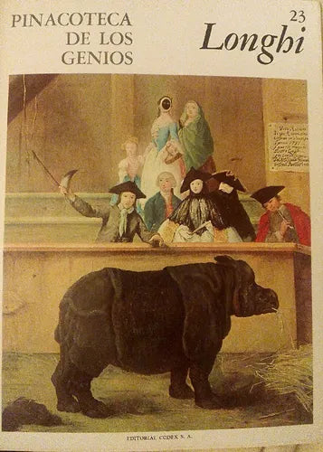 Libro usado en venta: Pinacoteca de los genios 23 de Pedro Longhi; editorial Codex impreso en 1964 realizamos envios a todo el mundo.1