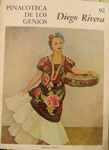 Libro usado en venta: Pinacoteca de los genios 92 de Diego Rivera; editorial Codex impreso en 1964 realizamos envios a todo el mundo.1