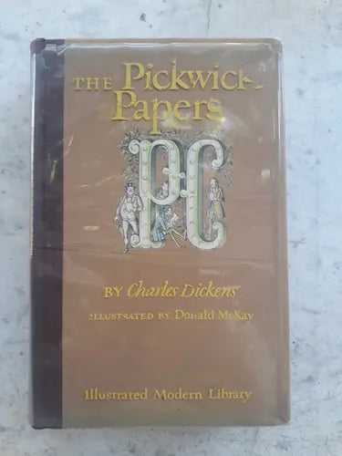 Libro usado en venta: The posthumous papers of The Pickwick Club de Charles Dickens (Carlos Dickens); editorial Modern Library impreso en 1943.1