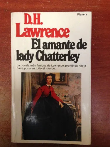 Libro usado en venta: El amante de Lady Chatterley de D. H. Lawrence (David Herbert Lawrence); editorial Planeta impreso en 1980.1