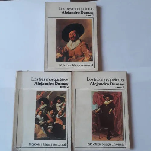 Libro usado en venta: Los tres mosqueteros (3 Tomos) de Alejandro Dumas (Alexandre); editorial Centro Editor de America Latina impreso en 1979.1